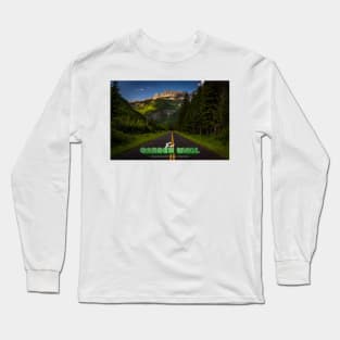 The Garden Wall Glacier National Park Long Sleeve T-Shirt